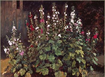 威廉 惠特尅 Hollyhocks 威廉 惠特尅 Hollyhocks